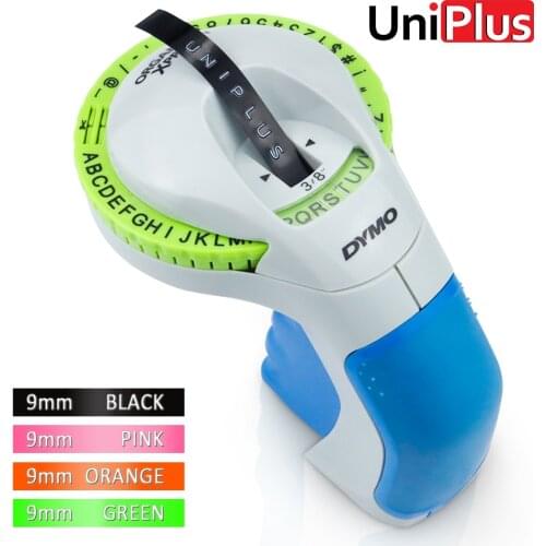 Labeling Machine Dymo 12965 Manual Labeller Typewriter with 3D Embossing Label Tapes Black for Dymo Tape Dymo Label Maker Printe