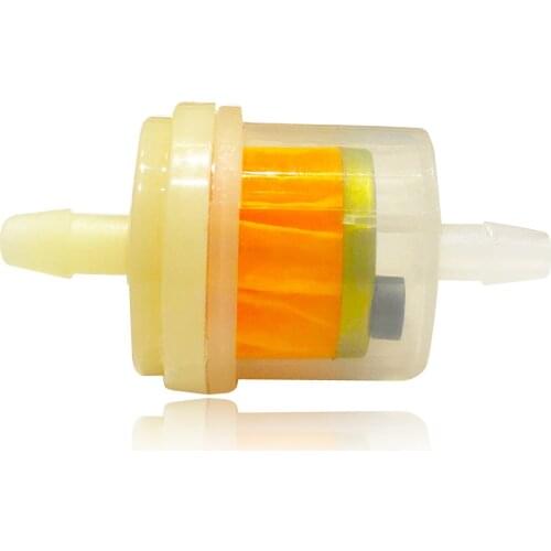 5pcs Car Dirt Pocket Bike Oil Filter Petrol Gas Gasoline Liquid Fuel Filter for Scooter Motorcycle Motorbike Motor