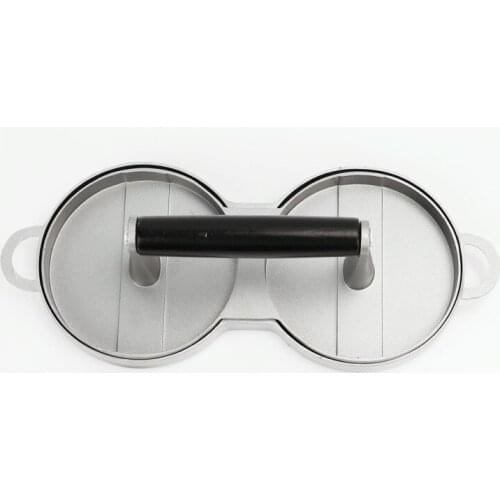 Cross-border Aluminium Burger Making Tools Double Hamburger Embossed Meatloaf Pressure Burger Rice Ball Maker Burger Press