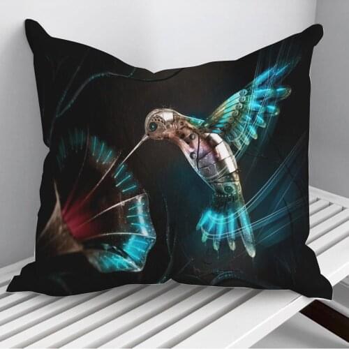 A Cyborg Nature Throw Pillows Cushion Cover On Sofa Home Decor 45*45cm 40*40cm Gift Pillowcase Cojines Dropshipping