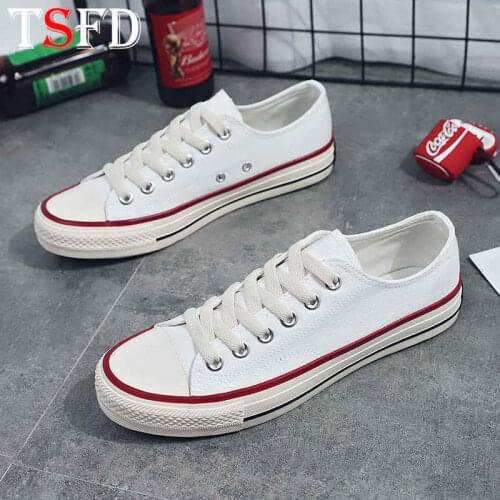 Breathable Mens Sneaker 2020 Leisure Canvas Man Shoes Summer Shoes Men Lace Up Flats Shoe Man Low Top Flats Footwear White S19