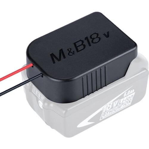Hot For Makita&Bosch Adapters 18V Battery Power Connector Adapter Dock Holder With 12 Awg Wires Connectors Power Black