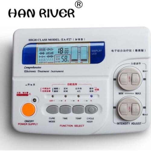 Body massager lumbar spondylotic spondylopathy shoulder peripheral view old in low frequency electronic massage instrument