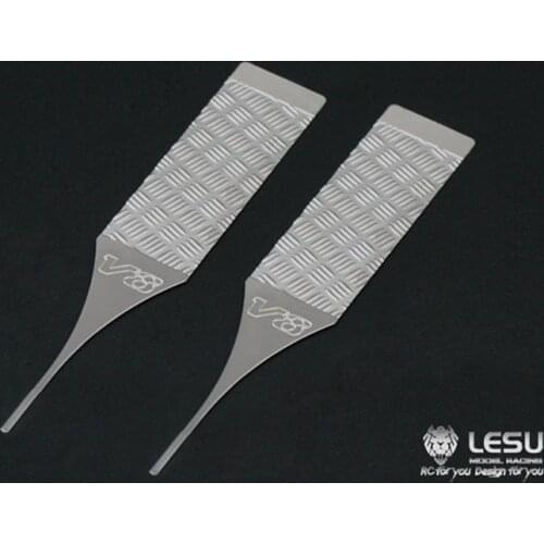 LESU Metal Mudguard Decorative Sticker for 1/14 RC TAMIYA Scania Tractor Truck DIY Model Car Dumper