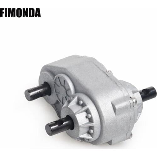 1/10 Metal Gearbox Transfer Case for RC Crawler Car Axial SCX10 D90 D110 Upgrade Parts