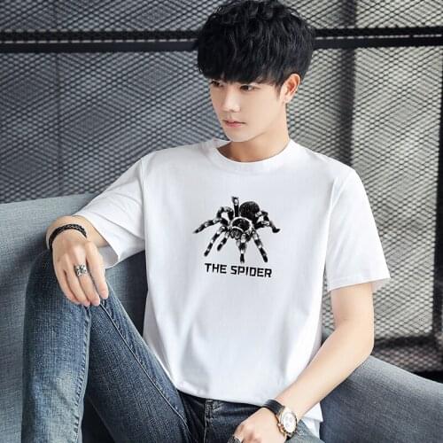 Men T-shirt 100% Combed Cotton 2021 Summer Slim Fit Short Sleeve T Shirt for Man Tshirt Boy Streetwear Tops Tee Mens Clothing