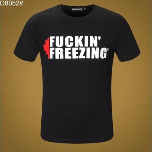 DSQ PHANTOM TURTLE Mens Short Sleeve Logo Series Graphic T-Shirt Men Fashion Print Cotton Tees Breathable Quality Tops D80522