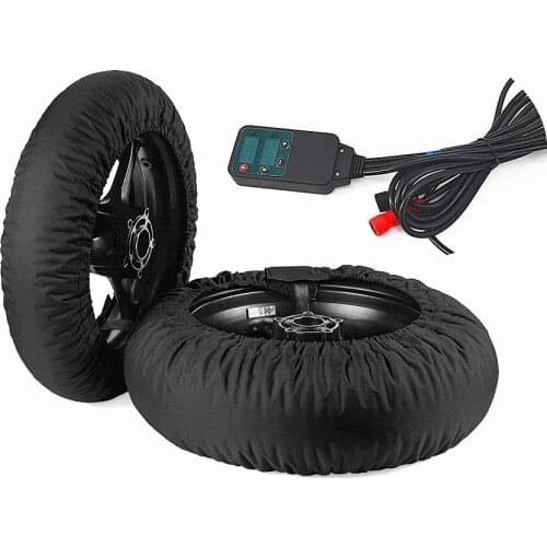 Motorcycle Tire Warmer Set 120/200 17 Front and Rear Race tyre warmer with digital can Can adjust