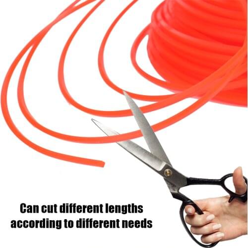 KKMOON 70/80/95mm 6 Type Nylon Trimmer Rope Fine Quality Brush Cutter Head Strimmer Line Mowing Wire Lawn Mower Accessories