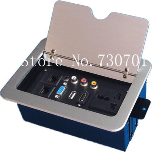 2019 New Table socket Alibaba express lip up rca multi outlet with lid office conference equipment