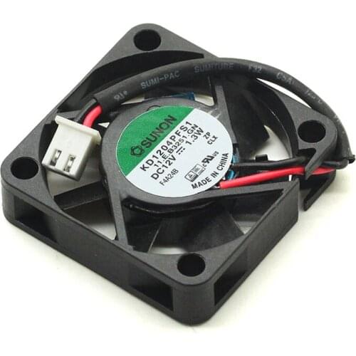 New For Sunon Kd1204pfs1 4010 4cm 12V 1.3W two wire large air volume cooling fan