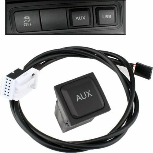 New Car Truck Parts Audio AUX Switch + Cable for Golf/ R MK5 MK6 2005-2013 Brand new and high quality