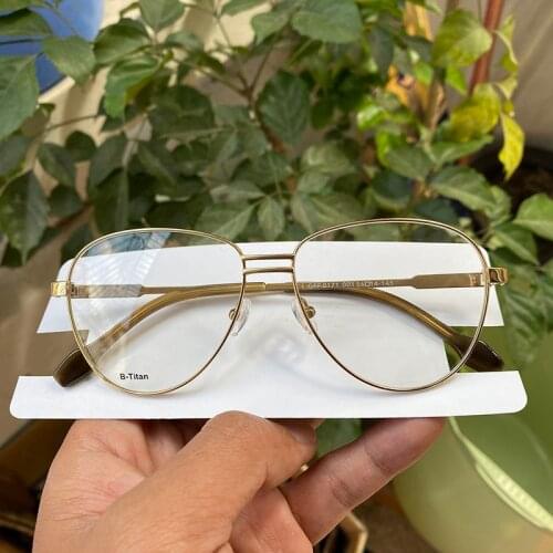 100% Titanium Spectacles Women Men Italy Designer Brand