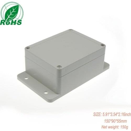 Plastic Mounting Box waterproof enclosures plastic junction housing for electrical equipment 100*68*50mm 2pcs/lot
