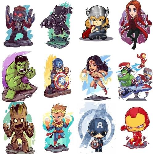 Marvel Movie Character Poster Superhero DIY Painting By Numbers Adult Children Hand Painted Crafts Gifts Home Decoration Posters