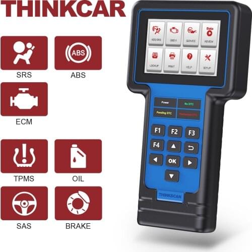 THINKCAR ThinkScan 601 OBD2 Code Reader Scanner DTC SRS Diagnostic Free Update Oil EPB SAS TPMS Reset Car Auto Diagnostic Tool