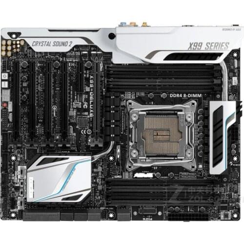 Asus X99-DELUXE/USB3. Desktop Motherboard LGA 2011-3 DDR4 USB2.0 USB3.0 128GB X99 Original motherboards free shipping