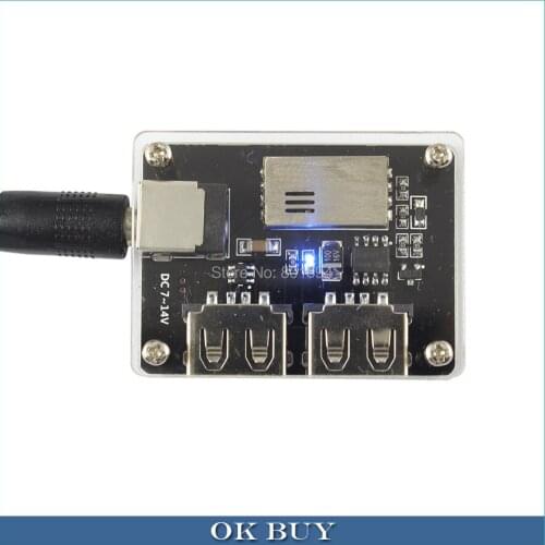 2 USB DC-DC 7V~14V 12V9V To 5V 4A Mini Cell Phone Charger For iPhone Android Phone Buck Converter