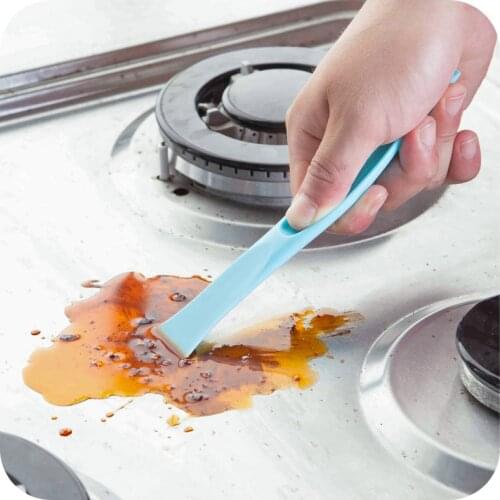 1PC Kitchen Stove Edge Clean Decontamination Double-Headed Scraper Multi-purpose Magnetic Brush For Washing Windows Gap scraper