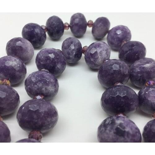 13x18mm Natural Phosphosiderite Crystal Multifaceted Rainbow Gemstone DIY Beads Jewelry Bracelet Necklace Pendant Decoration