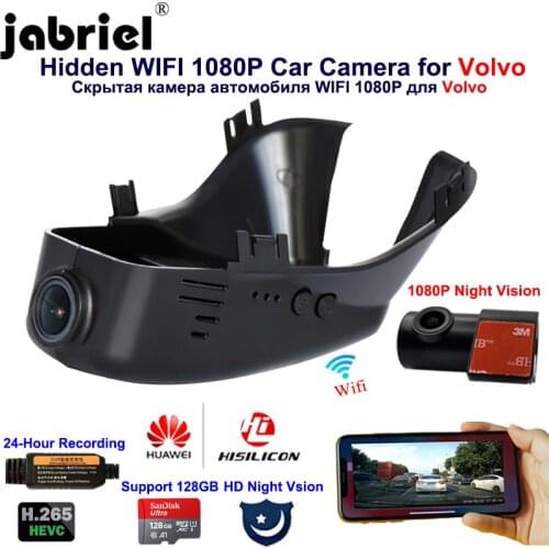 2K 1080P Wifi dash cam car dvr video recorder rear camera for Volvo S60 S80 2012 2015 V40 V60 V70 XC60 XC40 XC70 XC90 S40 S90
