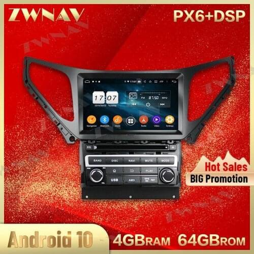 4GB+6GB Touch Screen Android 9.0 Car Multimedia player For Hyundai AZERA 2015 2016 2017 2018 2019 CAR Radio stereo GPS head unit