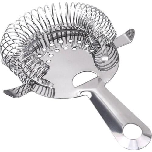 Bartender Cocktail Shaker Strainer Bar Ice Wire Mixed Drink Stainless Steel Colander Filter Cocktail Bar Accessories Tools