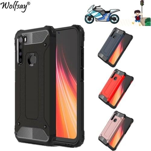 For Case Xiaomi Redmi Note 8 Case TPU+PC Shockproof Hybrid Armor Full Cover For Xiaomi Redmi Note 8 Cover Redmi Note 8 Case 6.3"