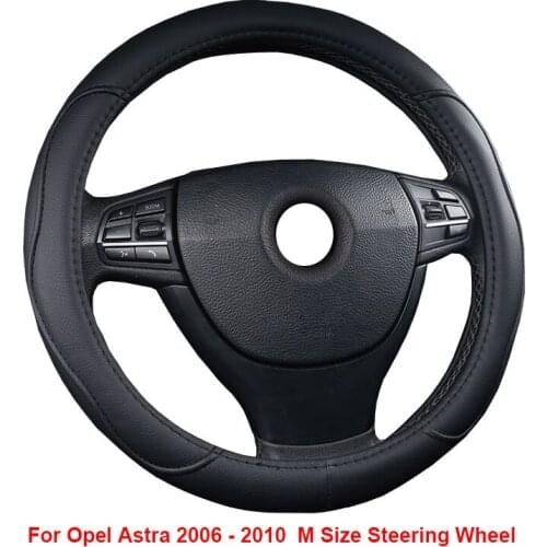 Car Steering Wheel Cover Wrap For Opel Astra 2006 2007 2008 2009 2010 M Size Round Steering Wheel 37 38 CM