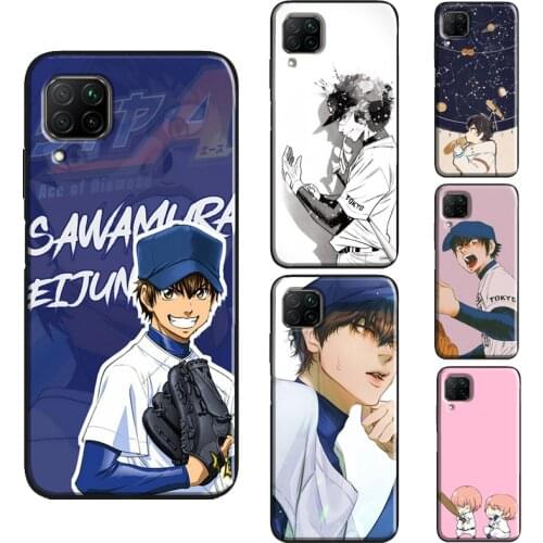 Sawamura Eijun Diamond no Ace Case For Huawei P Smart 2019 2021 Nova 5T P20 P40 P30 Pro Mate 20 Lite Honor 10i 8X 9X 8A