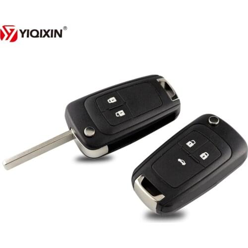 YIQIXIN 2 3 Button Flip Folding Car Key Shell For Opel Vauxhall For Astra J Corsa E Insignia Zafira C Vectra Remote Key Case