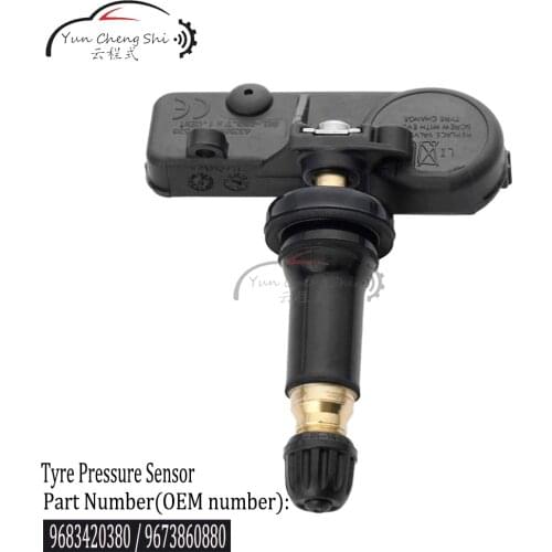 TPMS Sensor Tyre Tire Pressure Sensor 433MHz 9673860880 5430W0 5430.W0 For Peugeot 307 T5 308 T7 3008 T84 5008 W24 RCZ T75