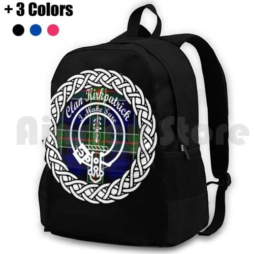 Clan Surname Last Name Tartan Crest Badge Outdoor Hiking Backpack Riding Climbing Sports Bag Heraldry Coat Of Arms Tartan Kilts