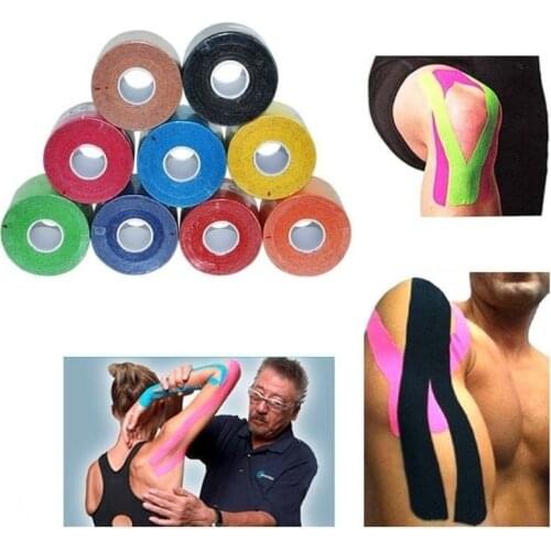 Kinesiology Tape Athletic Tape Sport Recovery Tape Strapping Gym Fitness Tennis Running Knee Muscle Protector