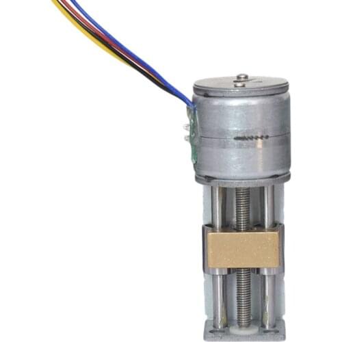 Small Slide Guide Rail Screw Lead Stepper Motor, Stepper Motor with Planetary Gearbox Reducer for DIY Small Sliders 20mm