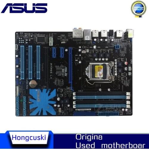 For Asus P7P55 LX Desktop Motherboard H55 Socket LGA 1156 i3 i5 i7 DDR3 16G ATX Original Used Mainboard On Sale