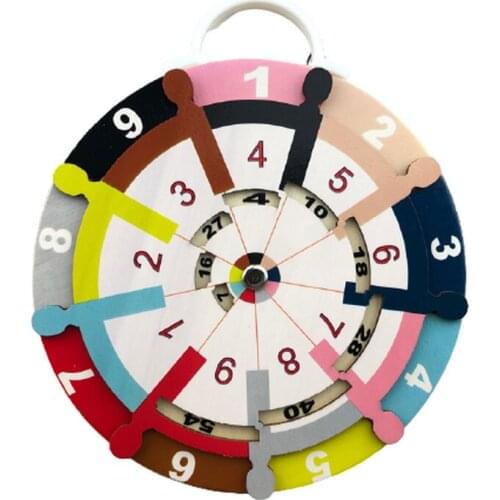 Montessori Educational Wooden Toys Double-sided Learning Duo Side Modification Board Mathematics Teaching Aids Animal Matching