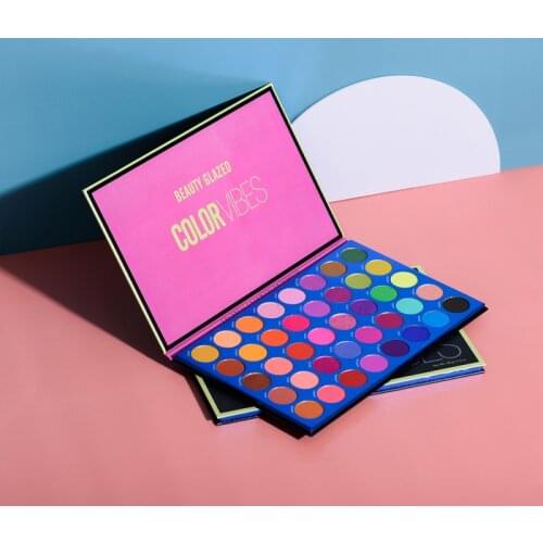 Beauty Glazed 40 Colors Pearlescent Matte Eyeshadow Palette Glitter Shimmer Eye Shadow Long Lasting Eye Makeup Cosmetic TSLM2