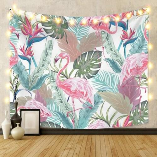 Plant Tapestry Bohemia Blue Cactus for Livingroom Photography Wall Decor