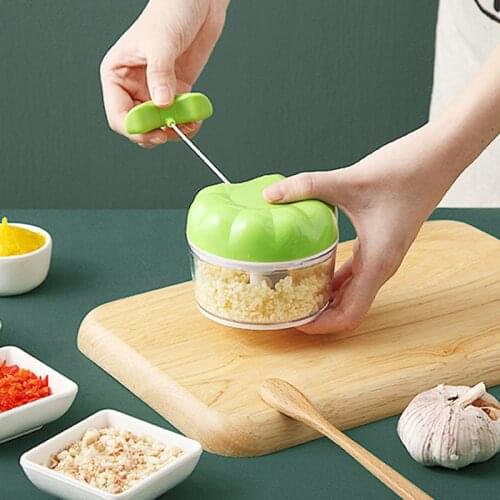 Manual Garlic Press 170ML Meat Vegetable Cutter Stirring Garlic Chopper Garlic Crusher Grinder Kitchen Gadgets