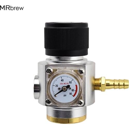 Sodastream CO2 Mini Gas Regulator CO2 Charger Kit 0-90 PSI corny cornelius keg charger for European Soda stream Beer Kegerator