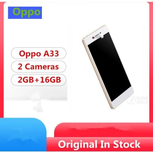 DHL Fast Delivery Oppo A33 4G LTE Cell Phone Snapdragon 410 Android 5.1 5.0" IPS 960x540 2GB RAM 16GB ROM 8.0MP Dual Sim