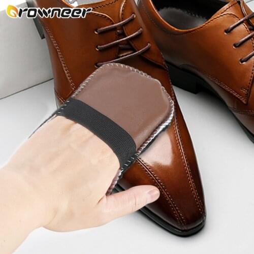 Shoe Cleaning Cloth Plush Shoeshine Cloth Faux Wool Polishing Repeated Washing Care Gloves Leatherware Cleaner Cleaning Tool