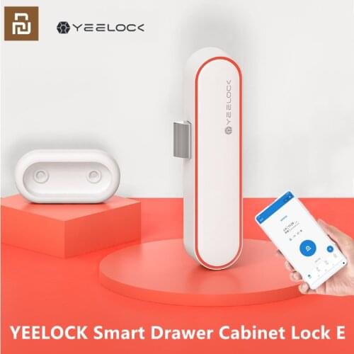 YEELOCK Smart Drawer Cabinet Lock E Keyless Bluetooth APP Unlock Anti-theft Child Safety File Security Hidden Concealed