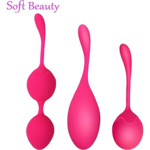 Vaginal balls Silicone Kegel Ball Ben Wa Vagina Tighten Pelvic Exercise Massager Smart Balls Geisha Adults Sex Toys For Women