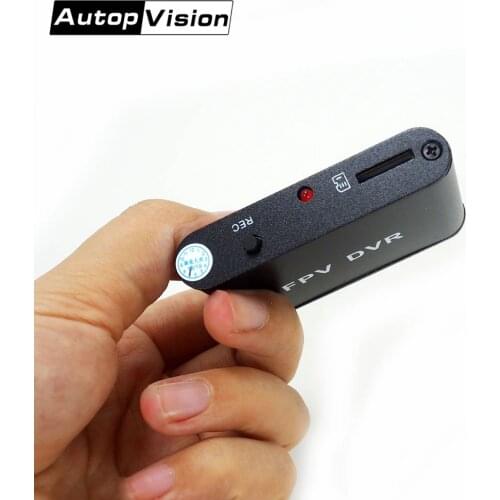 D1M FPV AV Recorder FPV DVR Micro D1M 1CH 1280x720 30f/s HD DVR Support 32G TF card Works with CCTV ANALOG camera