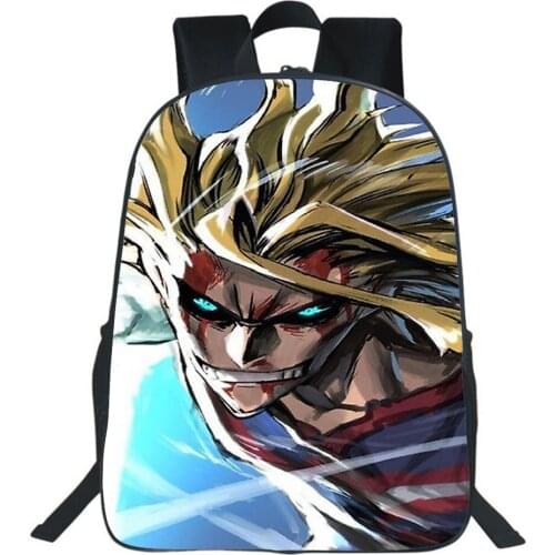 Japan Anime My Hero Academia Backpack Boy Girl Bag Teenager Students School Bags 3D Lzuku Midoriya Printing Cosplay Backpack