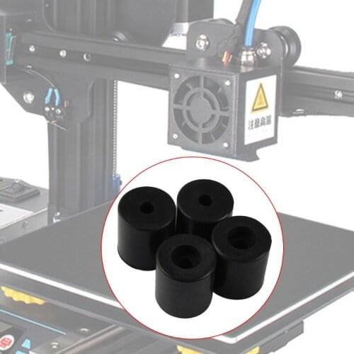 1XCB 3D Printer Silicone Hot Bed Leveling Column Platform Leveler High Temperature Resistant Replacement Spring 4Pcs/Set