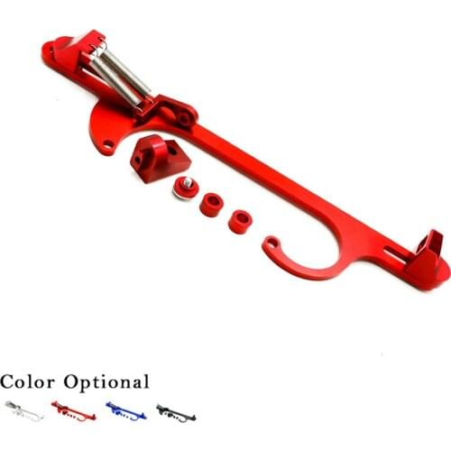 4150 4160 Series Black Red Blue Silver Billet Aluminum Throttle Cable Carb Bracket YC101100