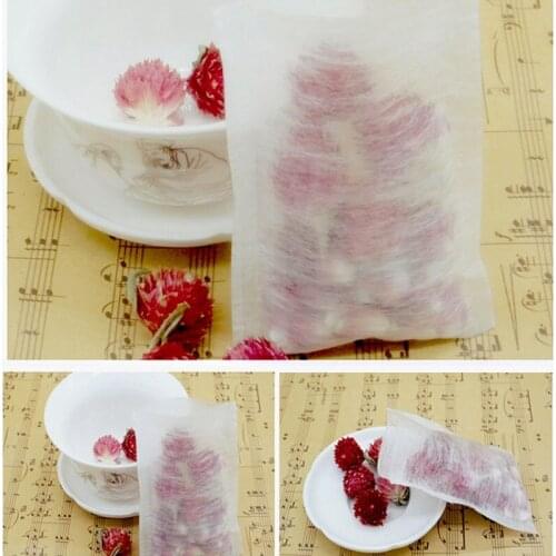5000pcs/lot 8*10cm Corn Fiber Folding Empty Tea Bag PLA Biodegraded Teabag Filters Disposable Herbal Tea Bags ZA5497